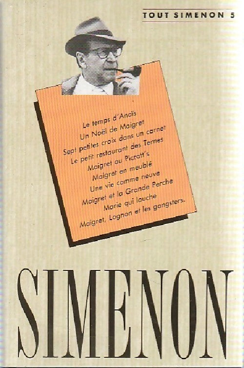 Livrenpoche : Tout Simenon Tome V - Georges Simenon - Livre
