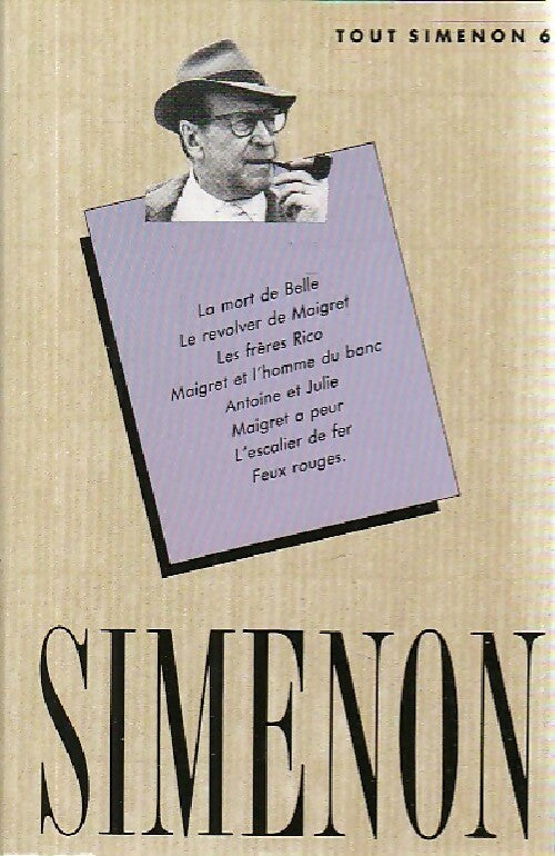 Livrenpoche : Tout Simenon Tome VI - Georges Simenon - Livre
