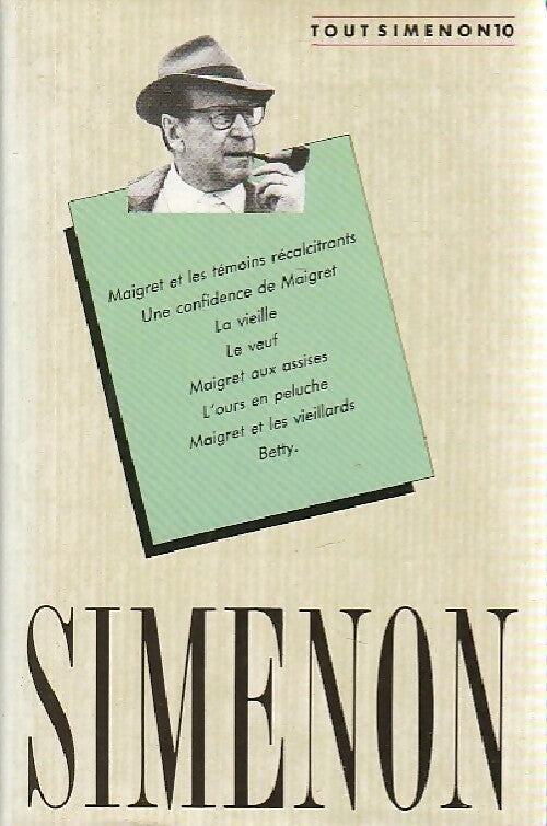 Livrenpoche : Tout Simenon Tome X - Georges Simenon - Livre