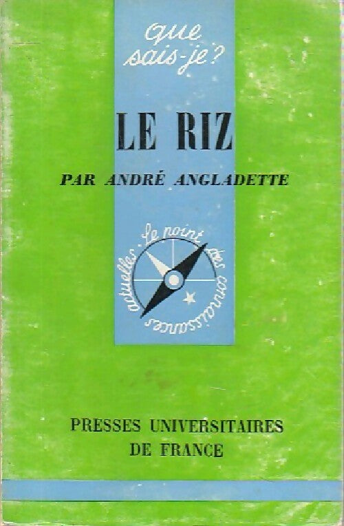 Livrenpoche : Le riz - A. Angladette, Auguste Chevalier - Livre