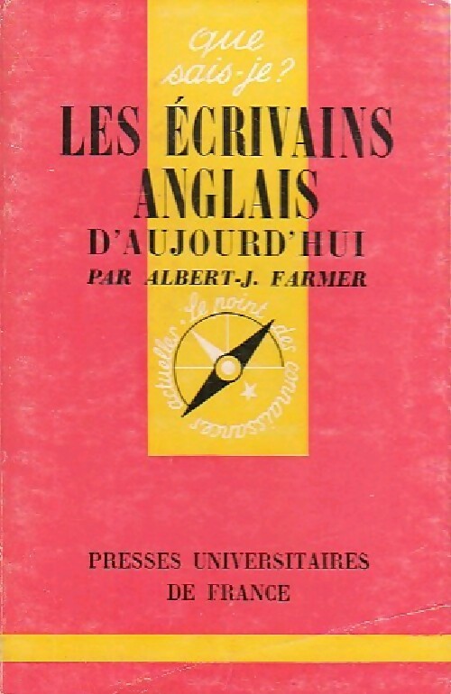 Livrenpoche : Les écrivains anglais d'aujourd'hui - A. Farmer - Livre