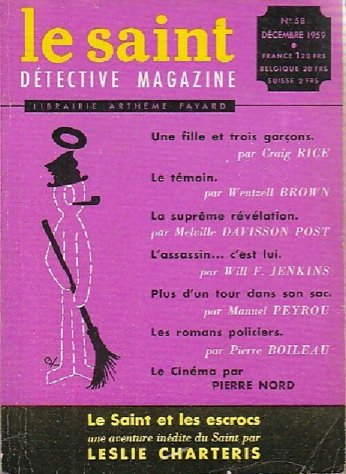 Livrenpoche : Le Saint n°58 - Collectif - Livre