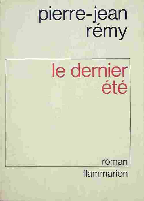 Livrenpoche : Le dernier été - Pierre-Jean Rémy - Livre