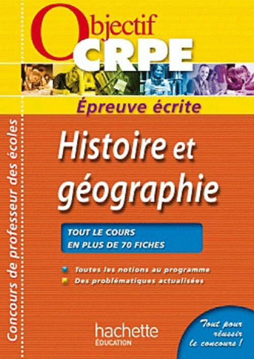 Histoire et géographie CRPE épreuve écrite - Laurent Bonnet - Livre