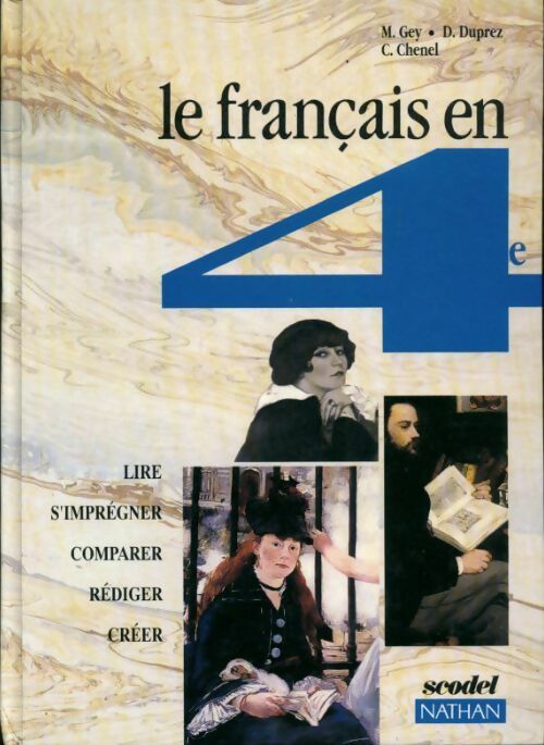 Le français en 4e - Michel Gey -  Nathan GF - Livre