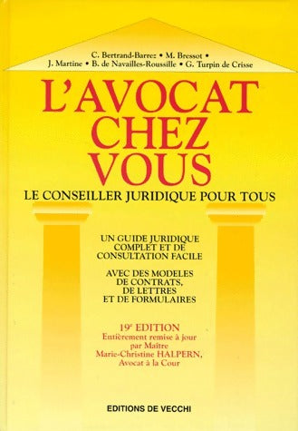 Livrenpoche : L'avocat chez vous - Marie-Christine Halpern - Livre