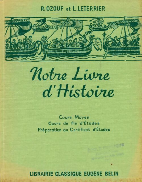 Livrenpoche : Notre livre d'histoire - R. Ozouf - Livre
