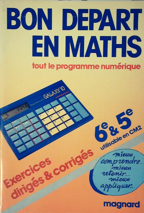 Livrenpoche : Bon départ en maths 6e et 5e - F. Chevalerias - Livre