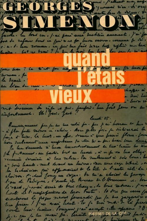 Livrenpoche : Quand j'étais vieux - Georges Simenon - Livre