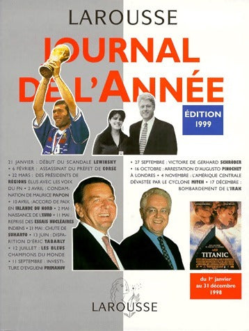 Livrenpoche : Journal de l'année 1999 - Collectif - Livre