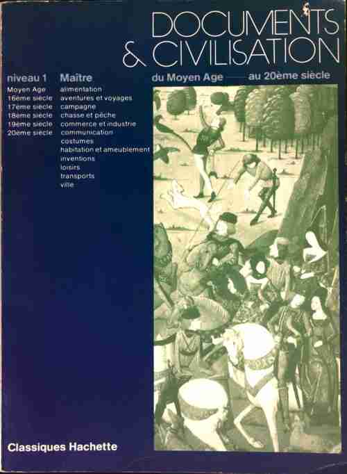 Livrenpoche : Documents & civilisation niveau 1. Livre du maître - Claude Gauvard - Livre