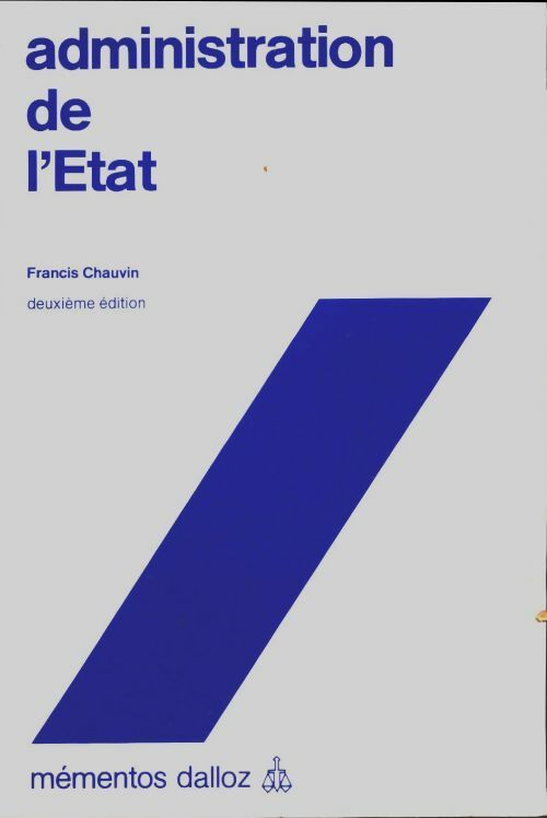Livrenpoche : Administration de l'Etat - Francis Chauvin - Livre