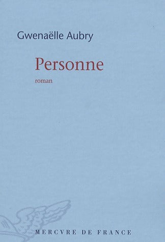 Livrenpoche : Personne - Gwenaëlle Aubry - Livre