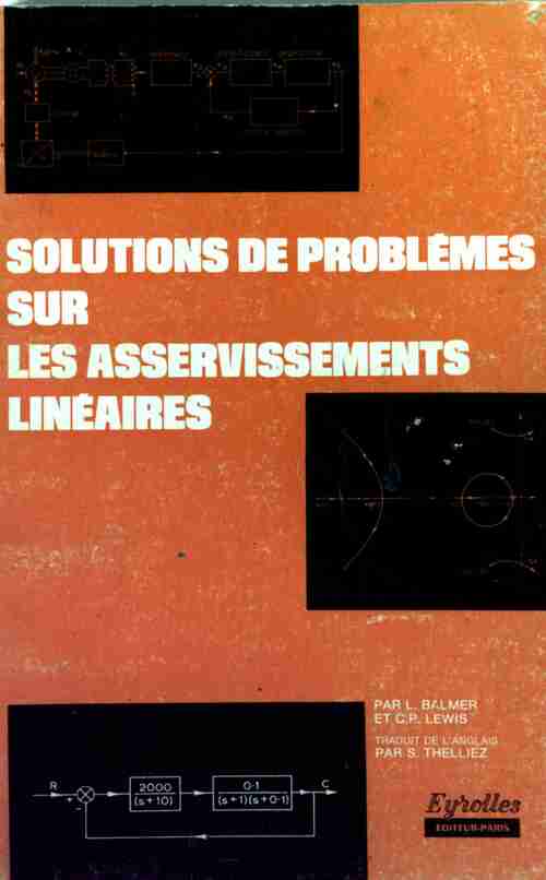 Livrenpoche : Solutions de problèmes sur les asservissements linéaires - Leslie Balmer - Livre