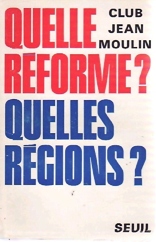 Livrenpoche : Quelle réforme ? Quelles régions ? - Inconnu - Livre