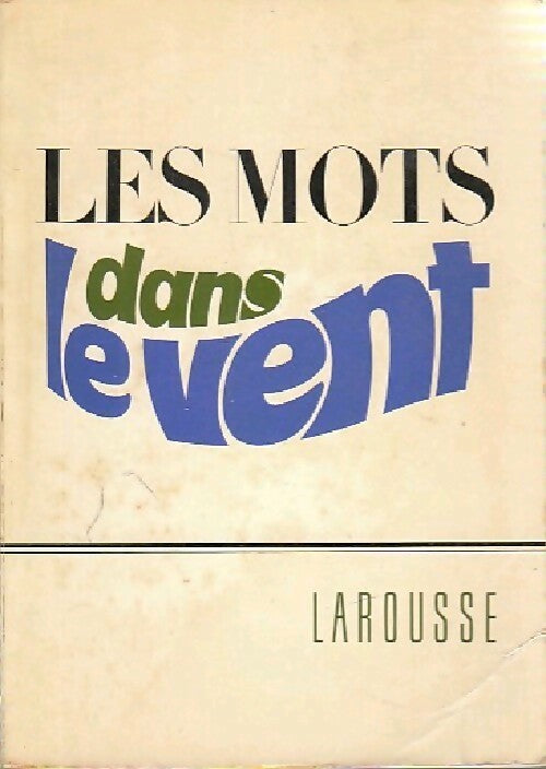 Livrenpoche : Les mots dans le vent - Jean Giraud - Livre