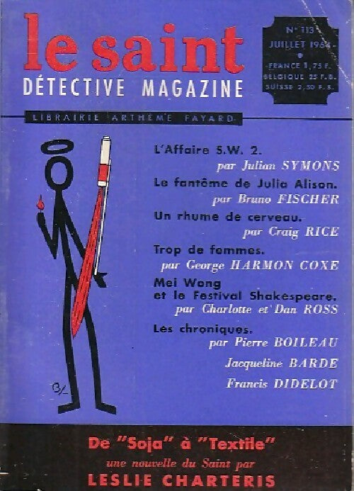 Livrenpoche : Le Saint n°113 - Collectif - Livre