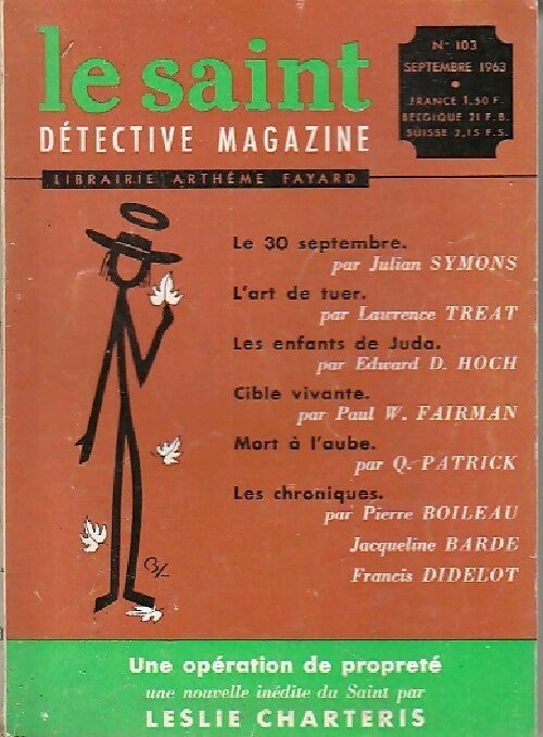 Le Saint n°103 - Collectif -  Le Saint. Détective magazine - Livre