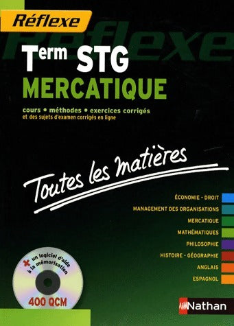 Livrenpoche : Mercatique terminale STG - Collectif - Livre