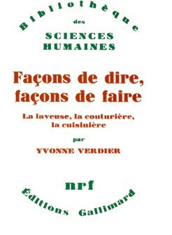 Livrenpoche : Façons de dire, façons de faire - Yvonne Verdier - Livre