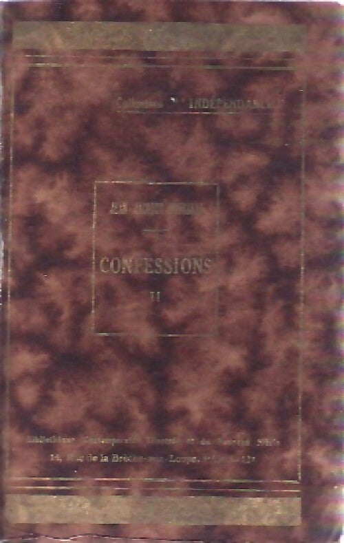 Livrenpoche : Les confessions Tome II - Jean-Jacques Rousseau - Livre