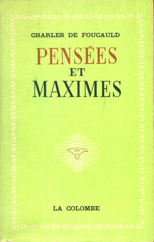 Livrenpoche : Pensées et maximes - Charles De Foucauld - Livre