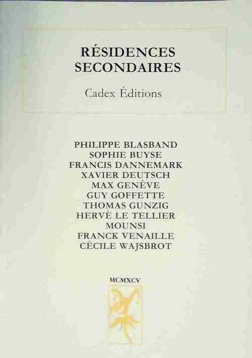 Livrenpoche : Résidences secondaires - Collectif - Livre