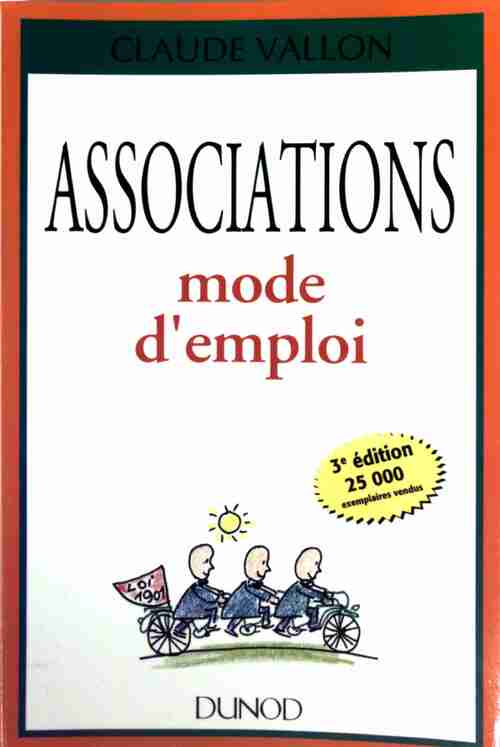 Associations, mode d'emploi - Claude Vallon -  Dunod GF - Livre