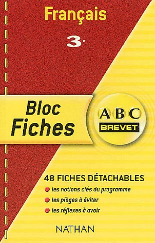 Français 3e - Nicole Giraudo ; Lucien Giraudo -  Bloc - fiches - Livre