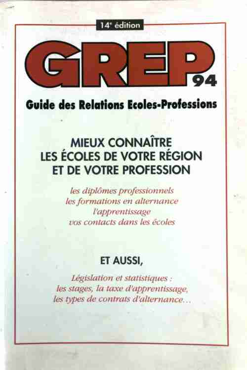 Livrenpoche : GREP 94 - Collectif - Livre