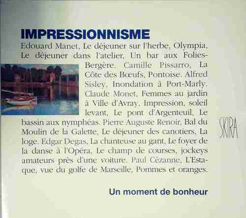 Livrenpoche : Impressionnisme - Collectif - Livre