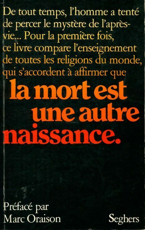 Livrenpoche : La mort est une autre naissance - Collectif - Livre