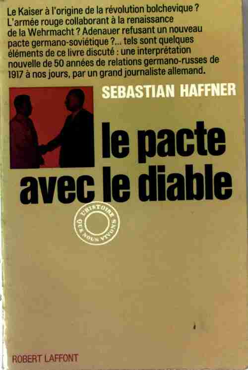 Livrenpoche : Le pacte avec le diable - Sebastian Haffner - Livre