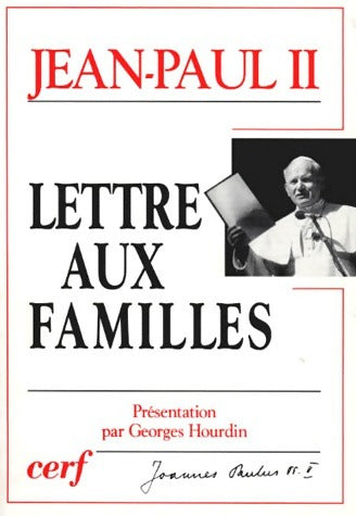 Livrenpoche : Lettre aux familles - Jean-Paul II - Livre