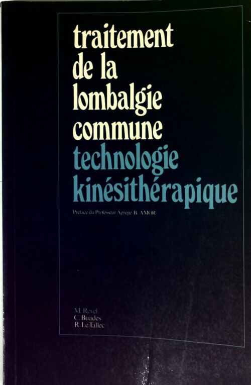 Livrenpoche : Traitement de la lombalgie commune - M. Revel - Livre