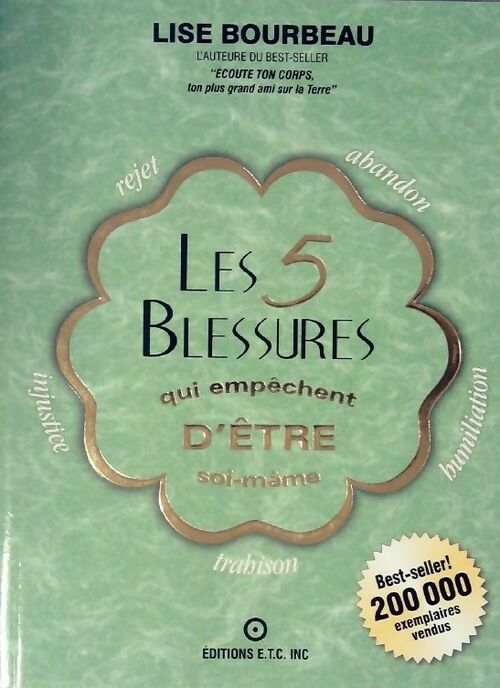 Livrenpoche : Les cinq blessures qui empêchent d'être soi-même - Lise Bourbeau - Livre