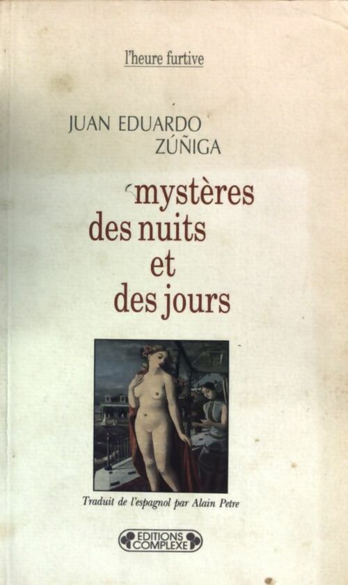 Livrenpoche : Mystères des nuits et des jours - Juan Eduardo Zuniga - Livre