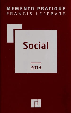 Livrenpoche : Social 2013 - Francis Lefèbvre - Livre