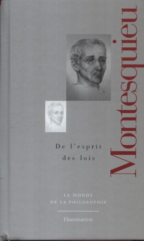 De l'esprit des lois - Charles De Montesquieu - Livre