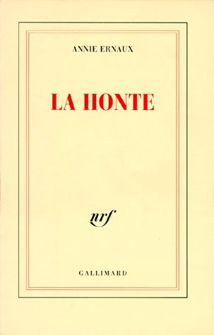 Livrenpoche : La honte - Annie Ernaux - Livre