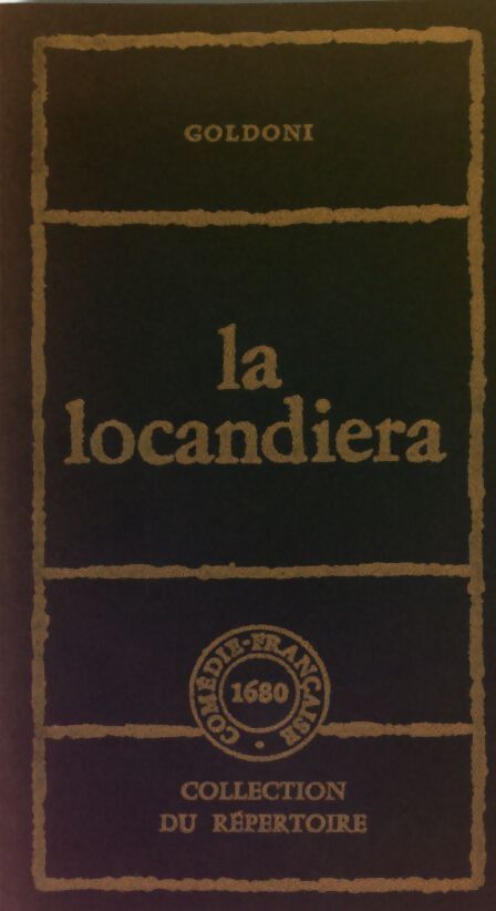 La locandiera - Carlo Goldoni - Livre
