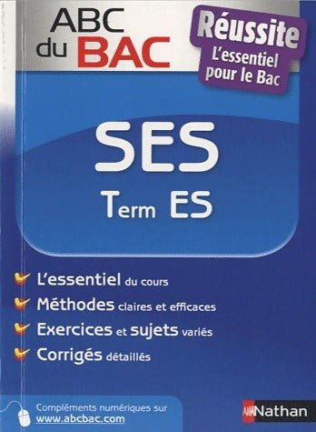 Livrenpoche : Sciences économiques et sociales Terminales ES - Vanessa Garnier - Livre