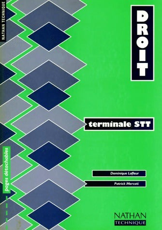 Livrenpoche : Droit STT - Anne-Marie Bouvier, Dominique Lafleur - Livre