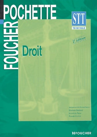 Livrenpoche : Droit Terminale STT - Jacques-André Hassenforder - Livre