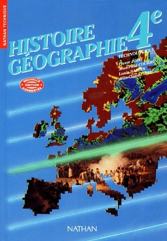 Histoire-géographie 4e technologique - Pierre Joint -  Nathan Technique - Livre