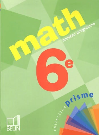 Math 6e - Nadine Jacob - Livre