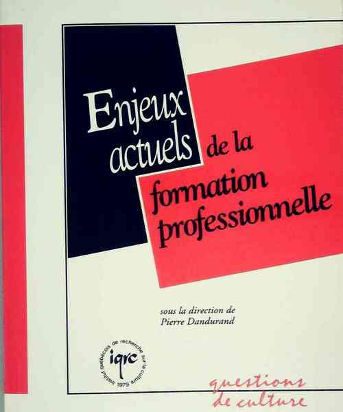Livrenpoche : Enjeux actuels de la formation professionnelle - Collectif - Livre