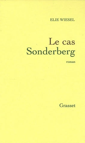 Livrenpoche : Le cas Sonderberg - Elie Wiesel - Livre