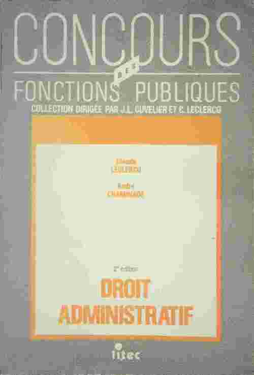 Livrenpoche : Droit administratif - Claude Leclercq - Livre