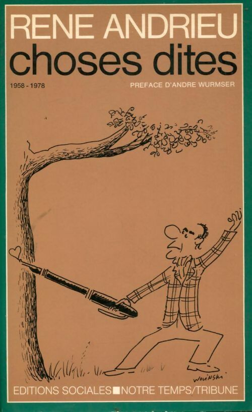Livrenpoche : Choses dites - René Andrieu - Livre